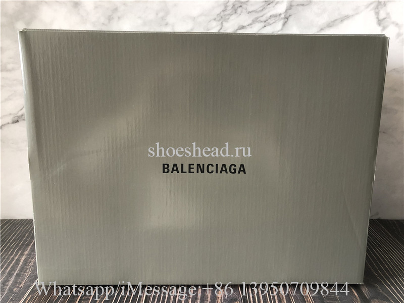 Balenciaga Triples Clear Sole Trianer Cream White