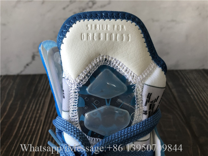 Nike LeBron 19 White And Dutch Blue