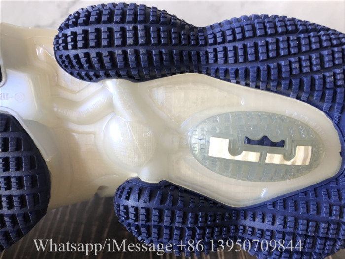 Nike LeBron 19 White And Dutch Blue
