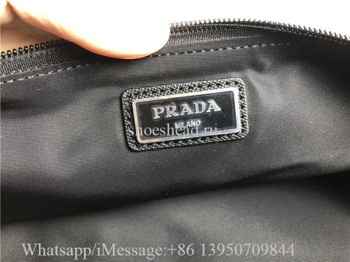 Original Prada Waist Bag Tessuto Nylon Nero