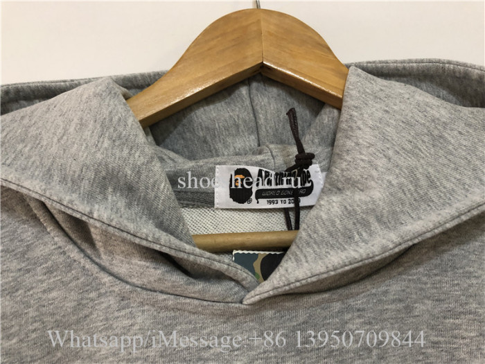 A Bathing Ape Bape Grey Hoodie