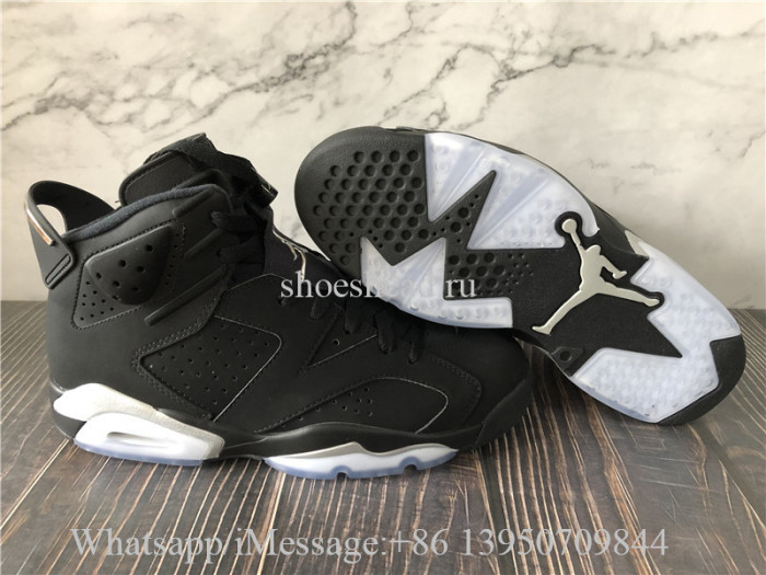 Air Jordan 6 Retro Chrome Metallic Silver