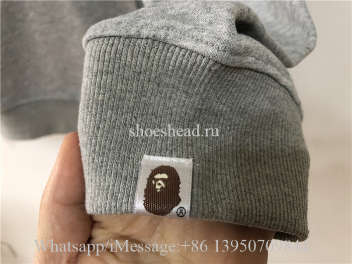 A Bathing Ape Bape Grey Hoodie
