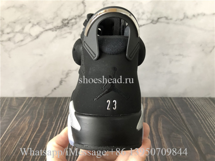 Air Jordan 6 Retro Chrome Metallic Silver