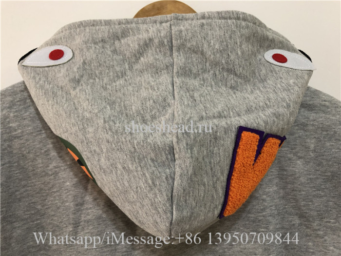 A Bathing Ape Bape Grey Hoodie