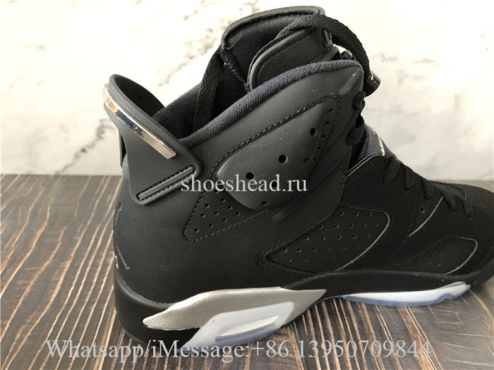 Air Jordan 6 Retro Chrome Metallic Silver