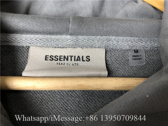 Fear Of God Essential Fog Grey Hoodie