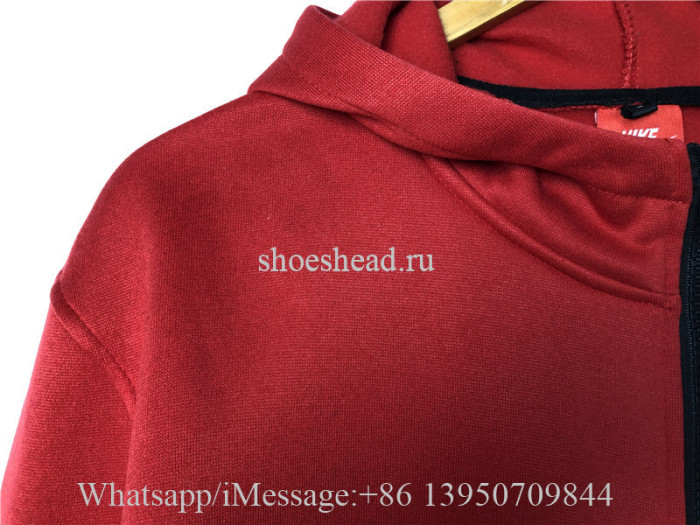 Nike Tech Tracksuit Red