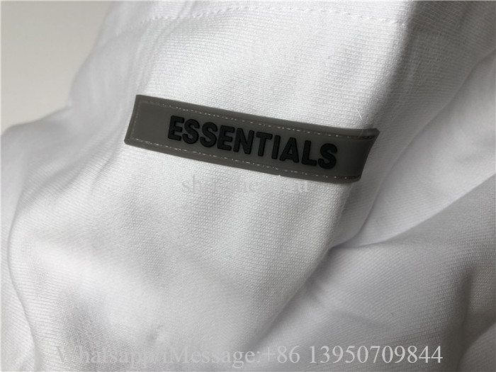 Fear Of God Essential Fog White Hoodie