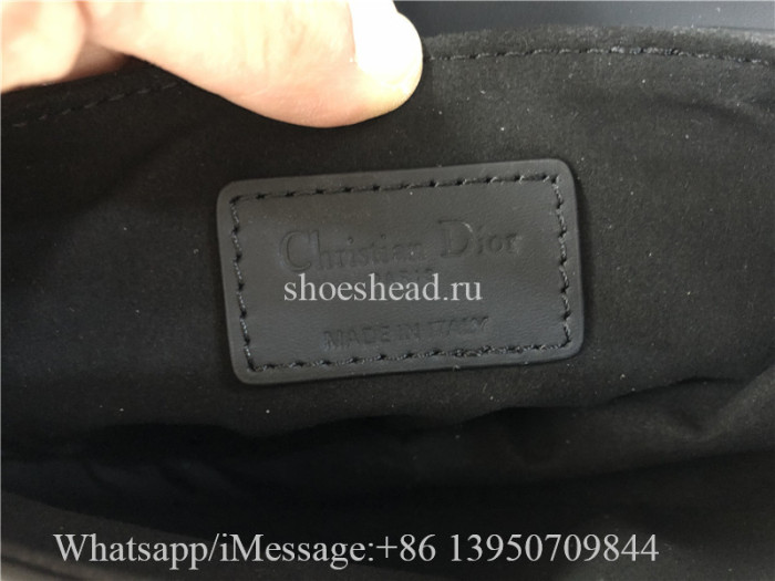 Original Dior Saddle Black Calfskin Bag Small