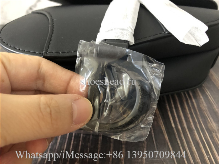 Original Dior Saddle Black Calfskin Bag Small