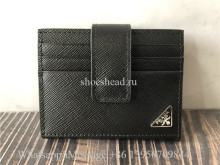 Original Prada Small Logo-plaque Saffiano Leather Wallet