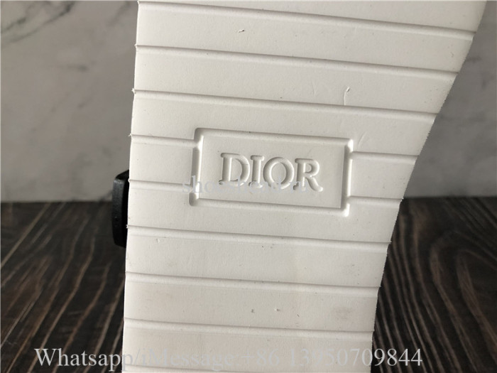 Dior Alpha Sandals Beige And Black Oblique Jacquard