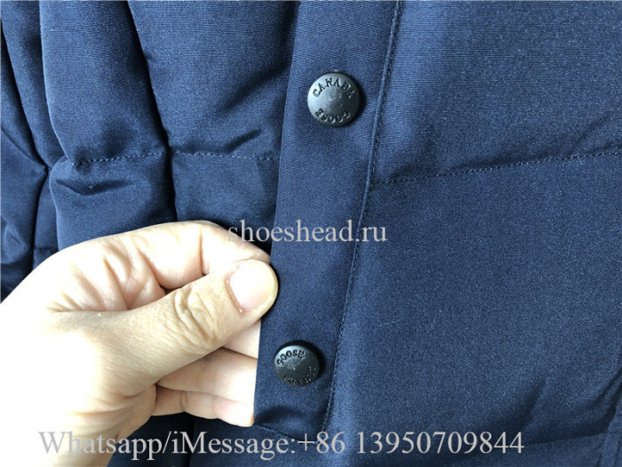 Canada Goose Navy Blue Down Jacket