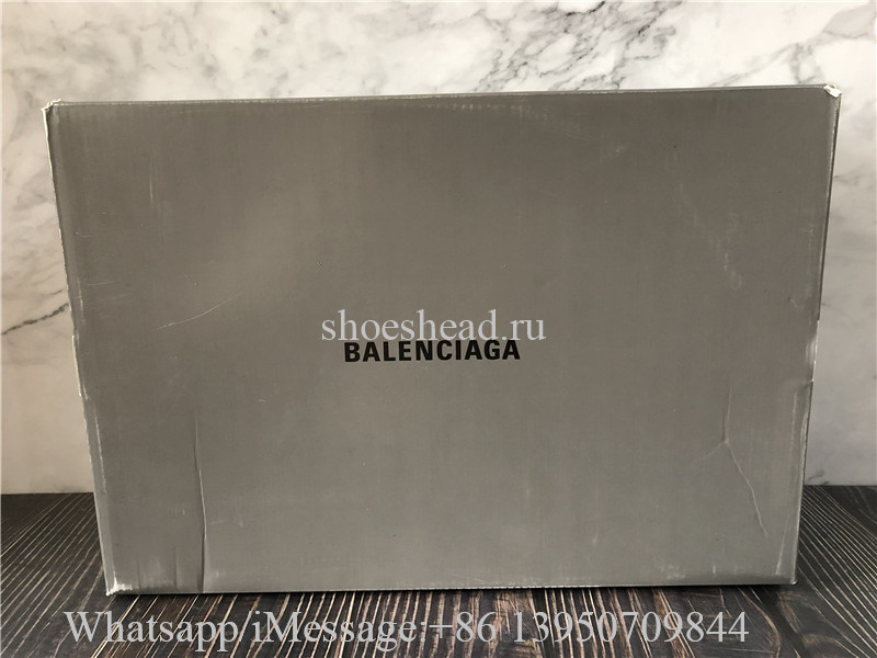 Balenciaga Triples Clear Sole Trainer Dark Grey
