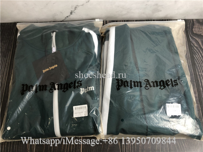 Palm Angels Dark Green Tracksuit Jacket & Pants