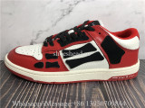 Amiri Skeleton Low Top Sneaker Red White Black