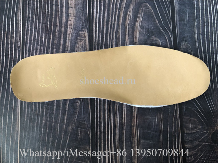 Christian Louboutin Flat High Top Navy Blue Suede