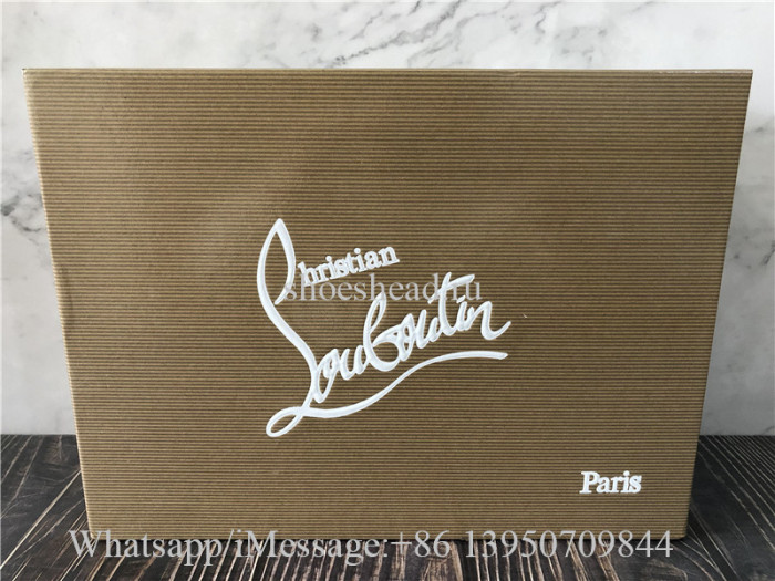 Christian Louboutin Flat High Top Navy Blue Suede