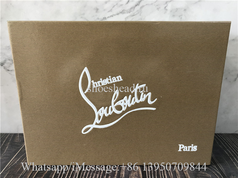 Christian Louboutin Flat High Top Navy Blue Suede