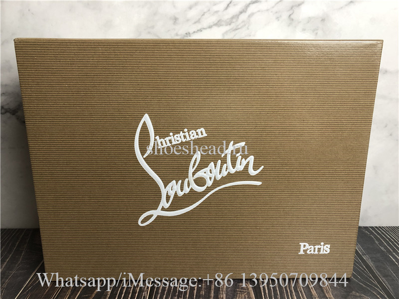 Christian Louboutin Flat Low Top Dark Grey Suede