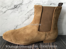 Christian Louboutin High Top Boot Beige Suede