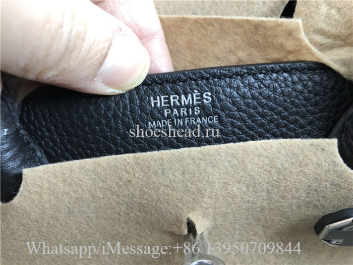 Original Hermes Birkin Bag Black Togo Leather Silver Hardware