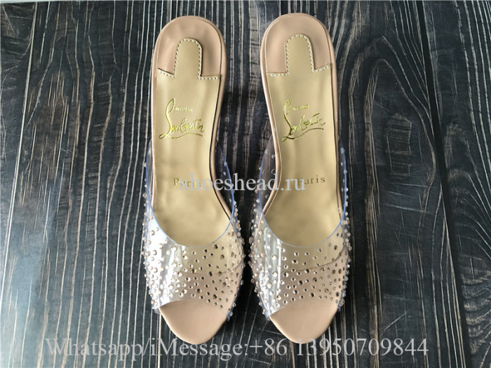 Christian Louboutin Degramule Strass Sandals