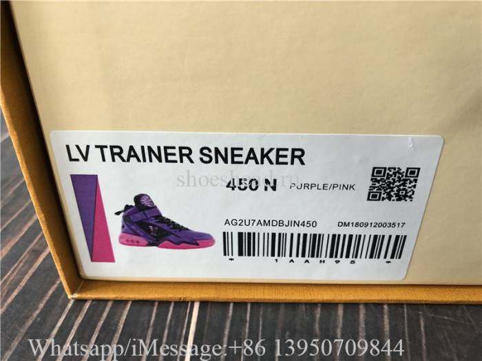 Louis Vuitton Trainer Purple