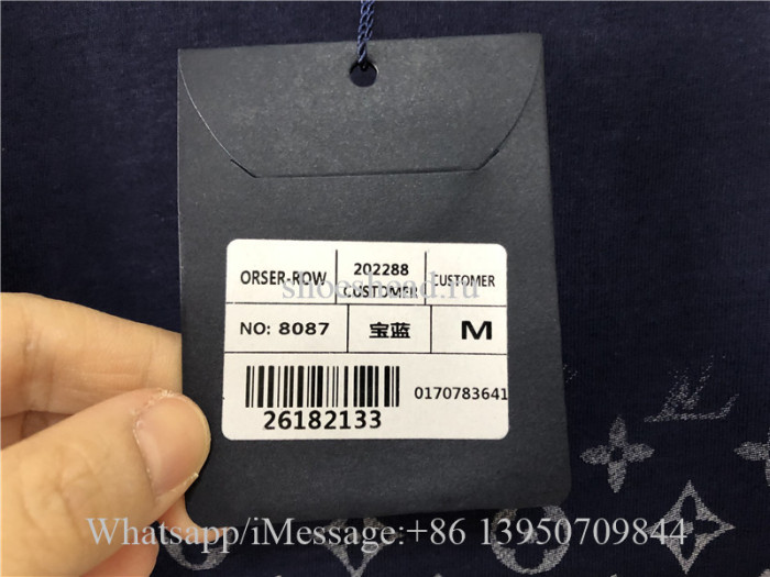 Louis Vuitton Blue Tee Shirt