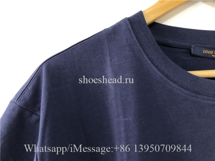 Louis Vuitton Blue Tee Shirt