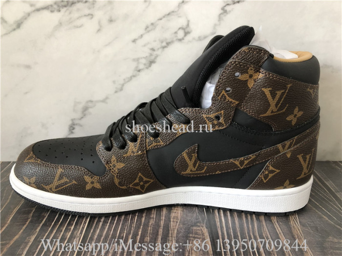 Air Jordan 1 Retro High Louis Vuitton Brown
