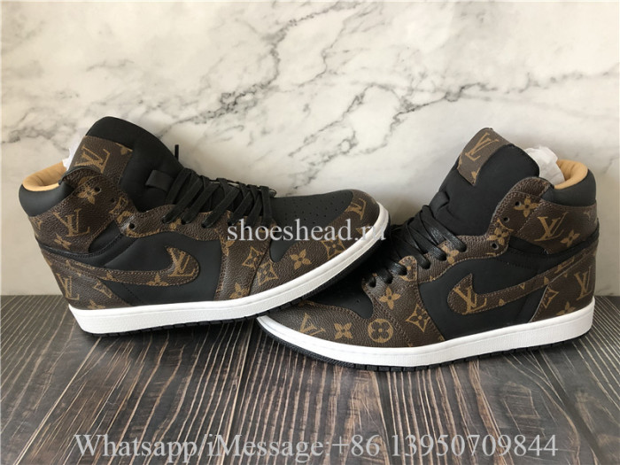 Air Jordan 1 Retro High Louis Vuitton Brown