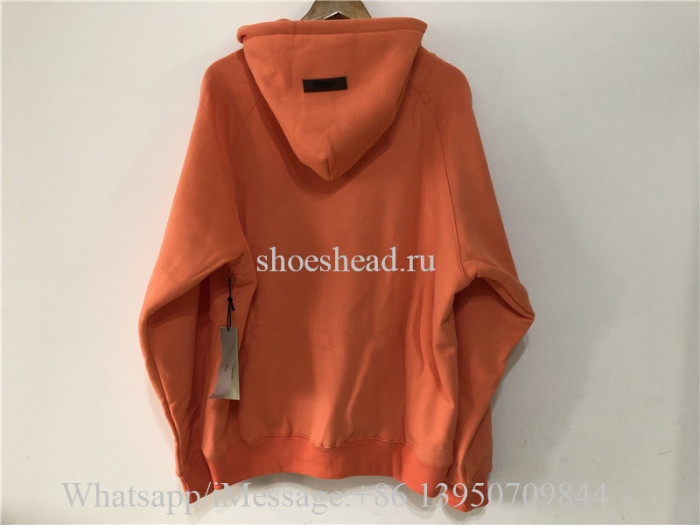 Fear Of God Essential Hoodie Coral-Red
