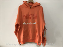 Fear Of God Essential Hoodie Coral-Red