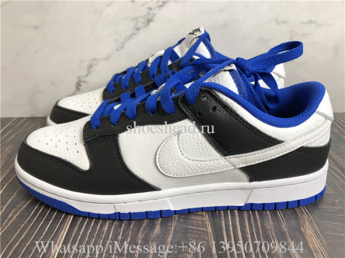 Nike Dunk Low White Black Royal