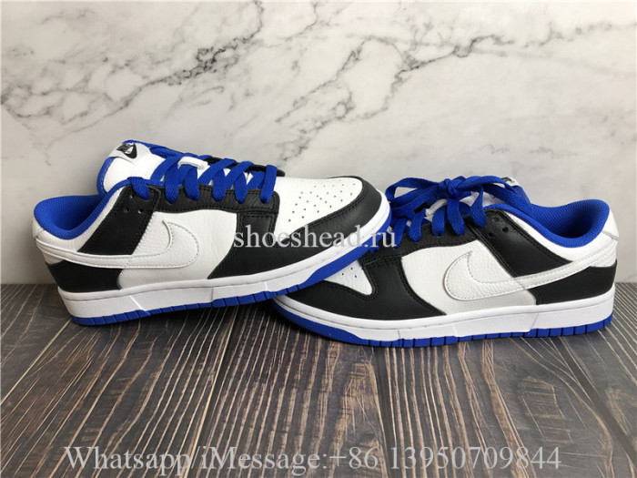 Nike Dunk Low White Black Royal
