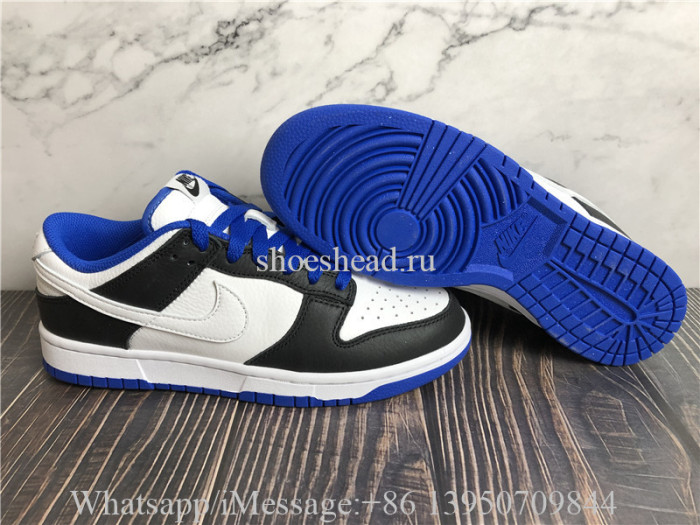Nike Dunk Low White Black Royal
