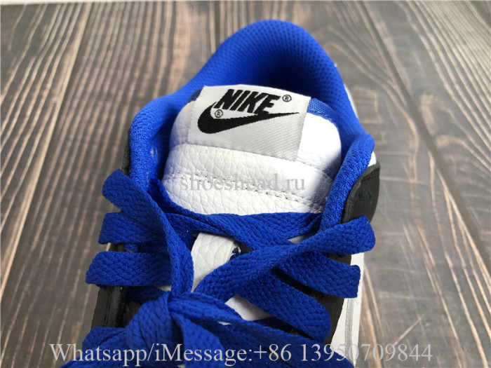 Nike Dunk Low White Black Royal