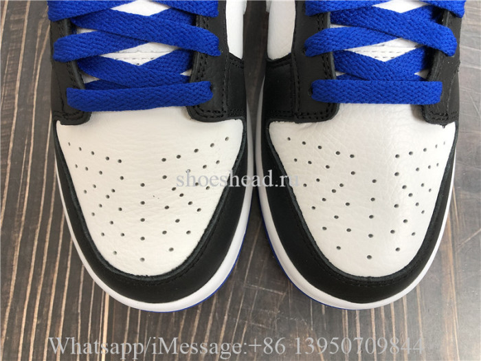 Nike Dunk Low White Black Royal