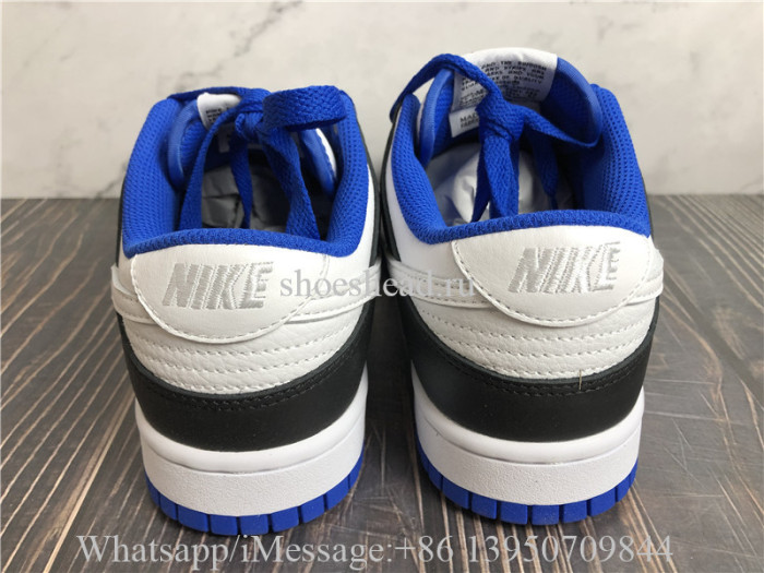 Nike Dunk Low White Black Royal