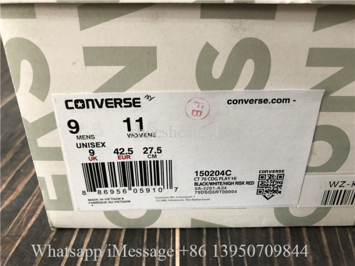 Comme Des Garcons Play Converse
