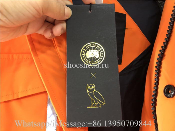 OVO & Canada Goose Launch High Visibility FW19 Jacket Orange