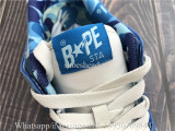 A Bathing Ape Bape Sta Low Blue Sneaker