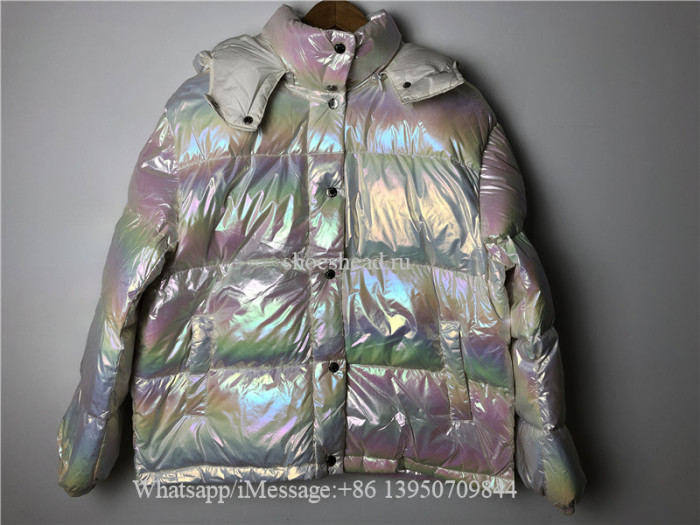 Moncler White Down Jacket Coat