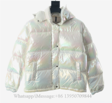 Moncler White Down Jacket Coat