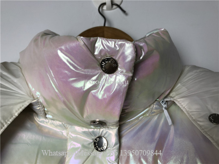 Moncler White Down Jacket Coat