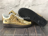Off White x Nike Air Force 1 Low Louis Vuitton Golden