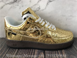 Off White x Nike Air Force 1 Low Louis Vuitton Golden