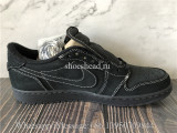 Super Quality Travis Scott x Air Jordan 1 Low OG Black Phantom